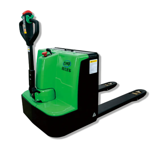 What are the environmental benefits of using electric forklifts?