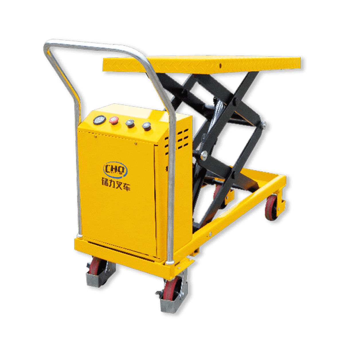 Can scissor lift tables be used in confined spaces or narrow aisles?