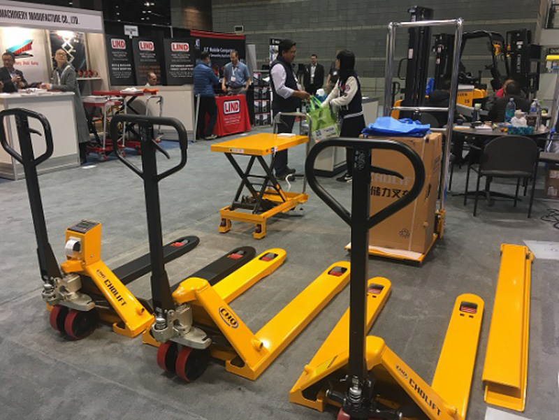 Can a full-electric pallet truck be used in narrow aisle applications?