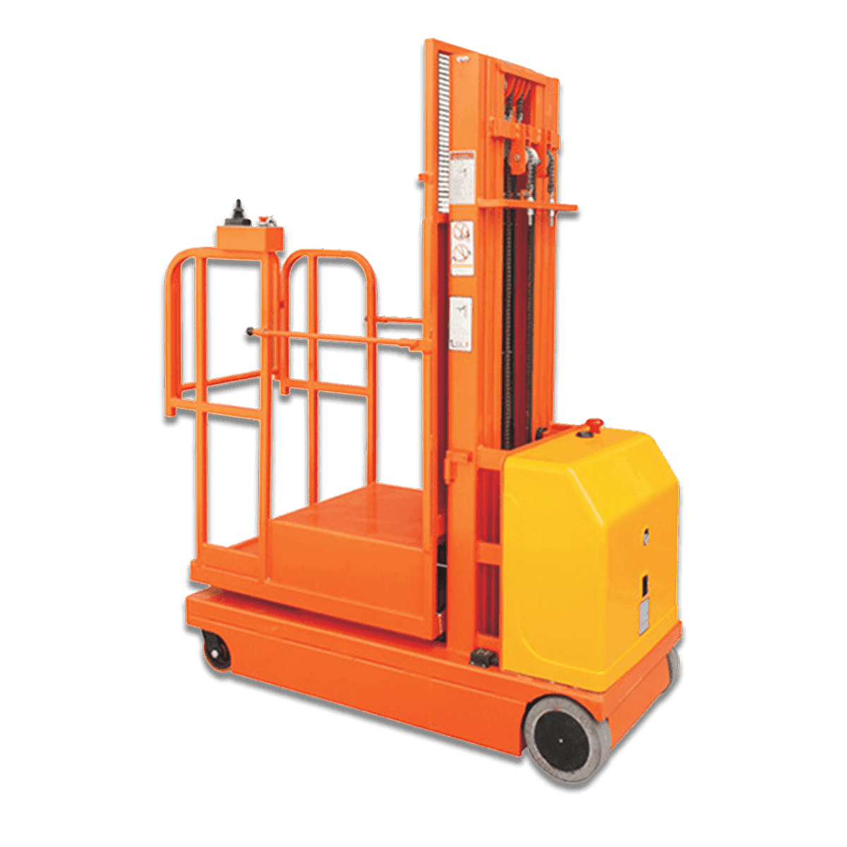 Whole-electricomotion aerical order picker