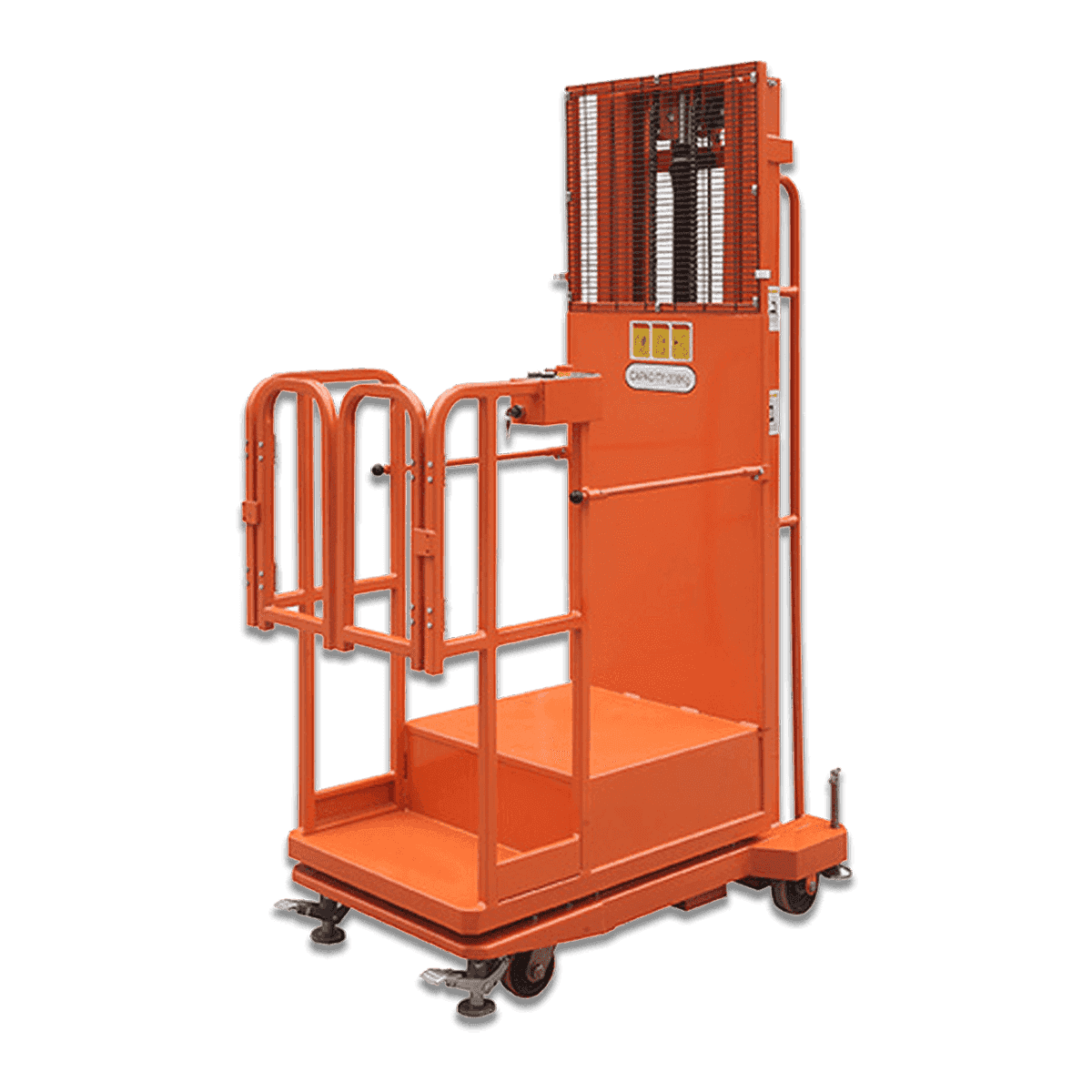 Semi-electric aerial order picker